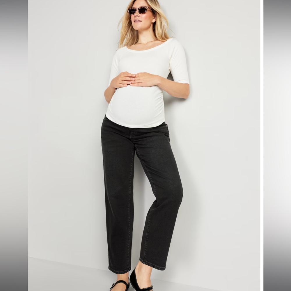Black Maternity Jeans | Old Navy